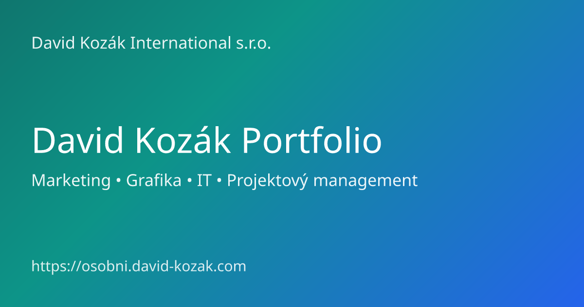 Osobní profil